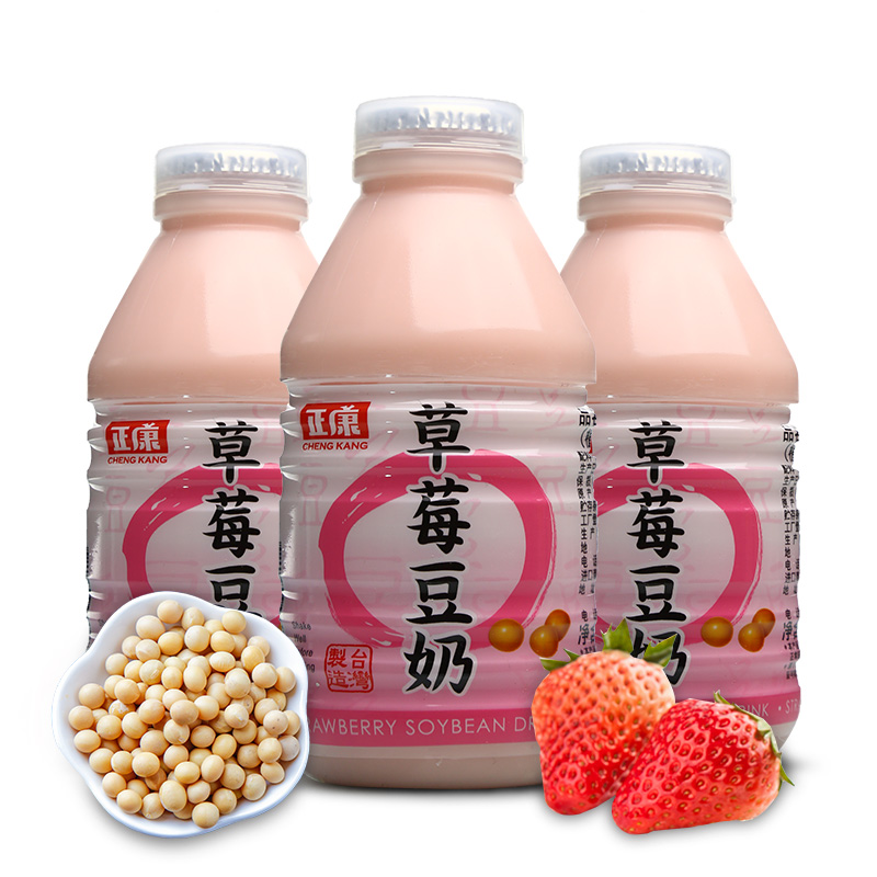正康草莓豆奶330ml*3