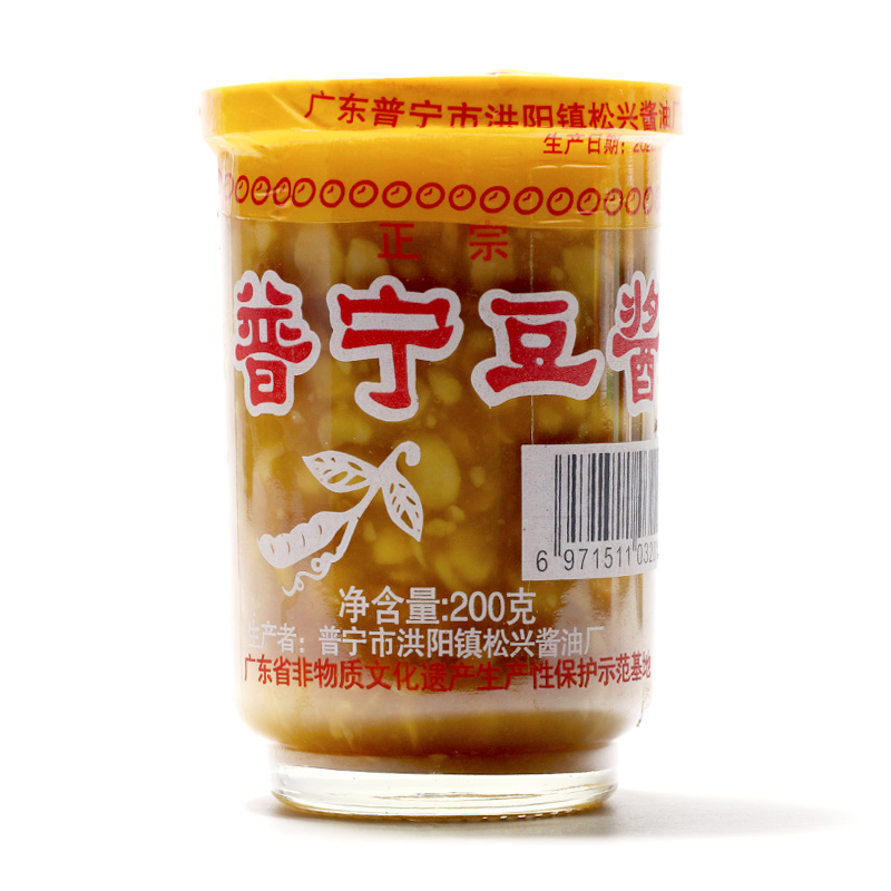 郑松兴普宁豆酱杯200g